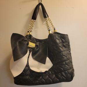 Betsy johnson purse with matching wallet